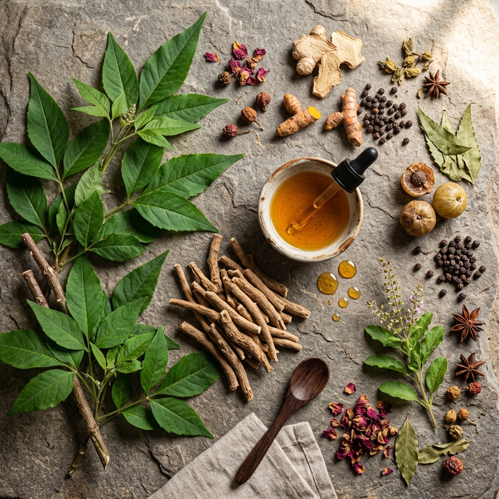 Ayurvedic Ingredients Showcase